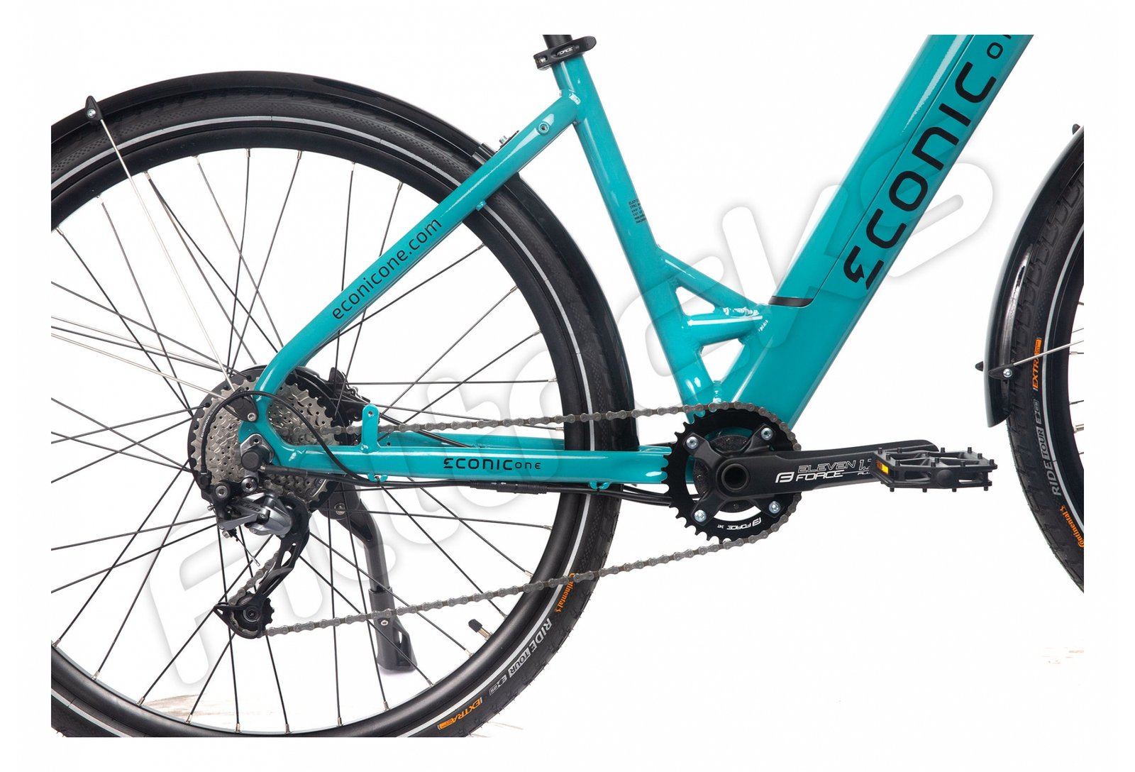 Vélo de Ville Électrique Eljoy Revolution Tempo Col de Cygne Bafang 250W Bleu – Image 8