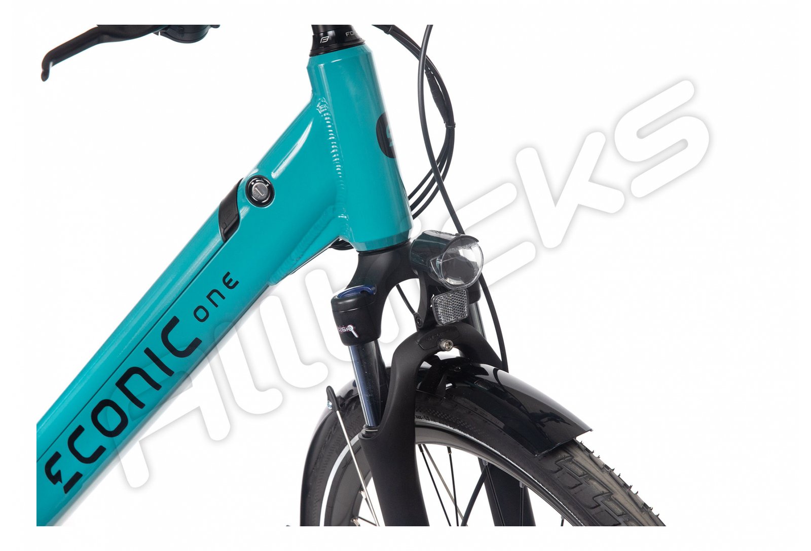 Vélo de Ville Électrique Eljoy Revolution Tempo Col de Cygne Bafang 250W Bleu – Image 3