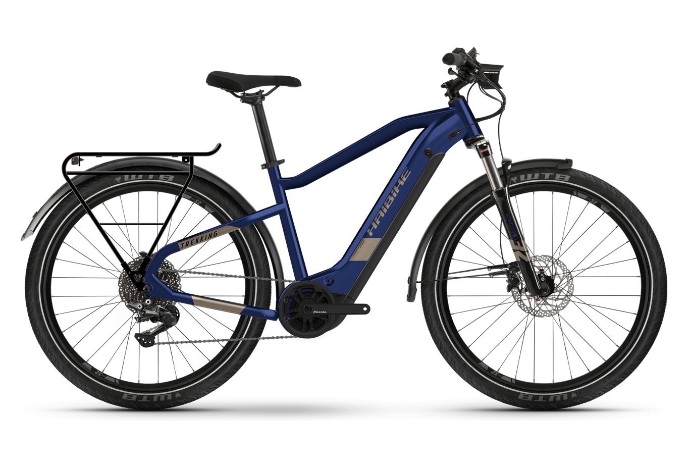 Vélo de Ville Électrique Haibike Trekking 7 Shimano Deore M5100 11V 630 Bleu 2022