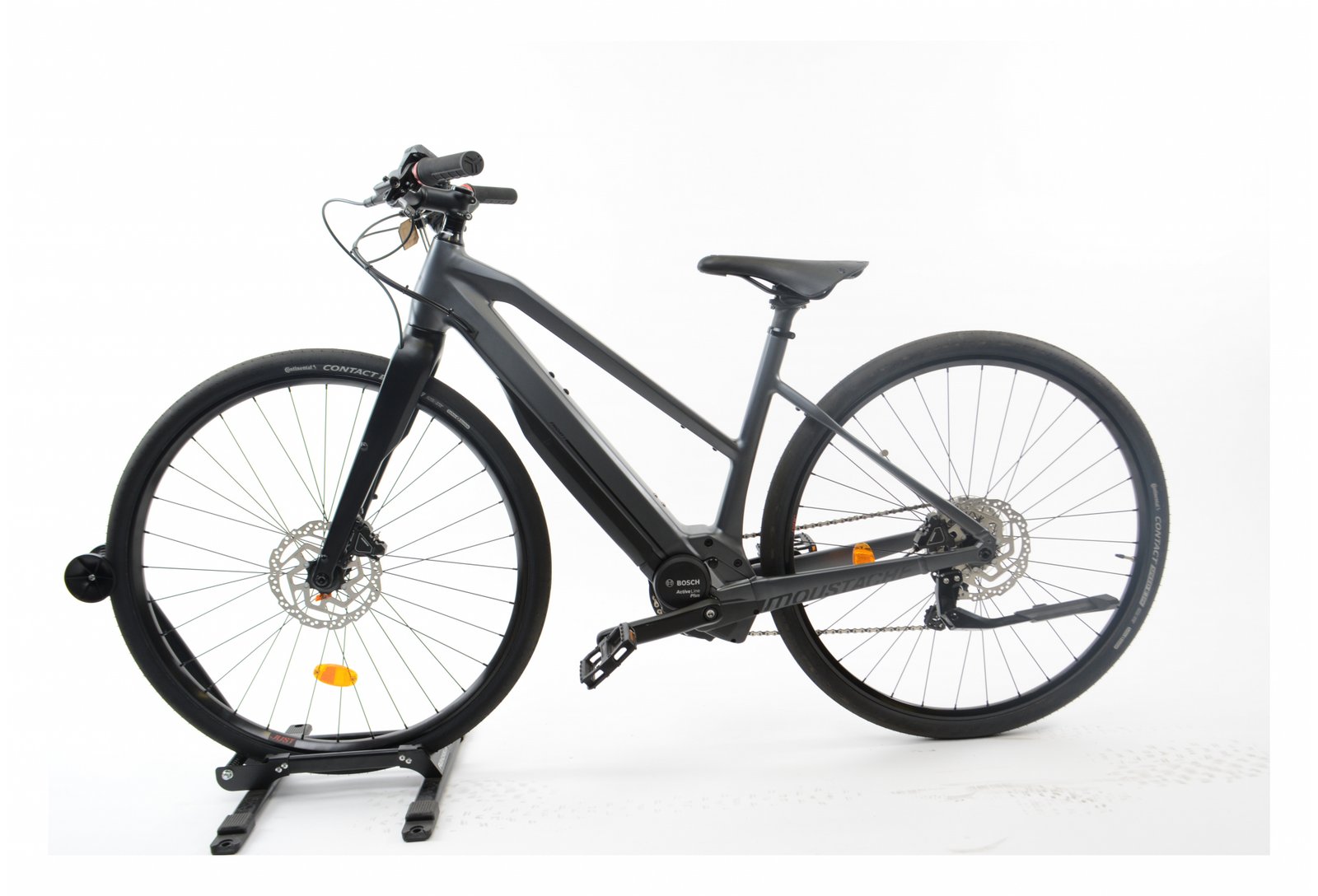 Vélo de Ville Électrique Moustache Bikes Vendredi 28.1 Open Shimano Tiagra 10V 400 Gris 2020- – Image 2