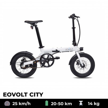 Vélo électrique EOVOLT City - Blanc 16 pouces – Image 8