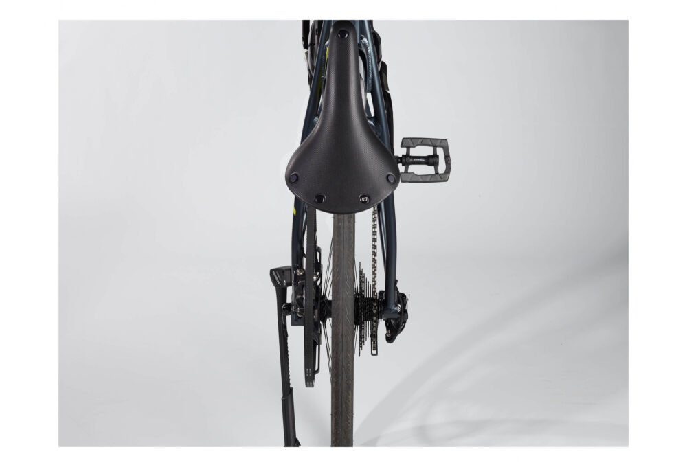 Vélo électrique hybride urbain Whatt TTMessenger Noir Jaune 2022 – Image 8