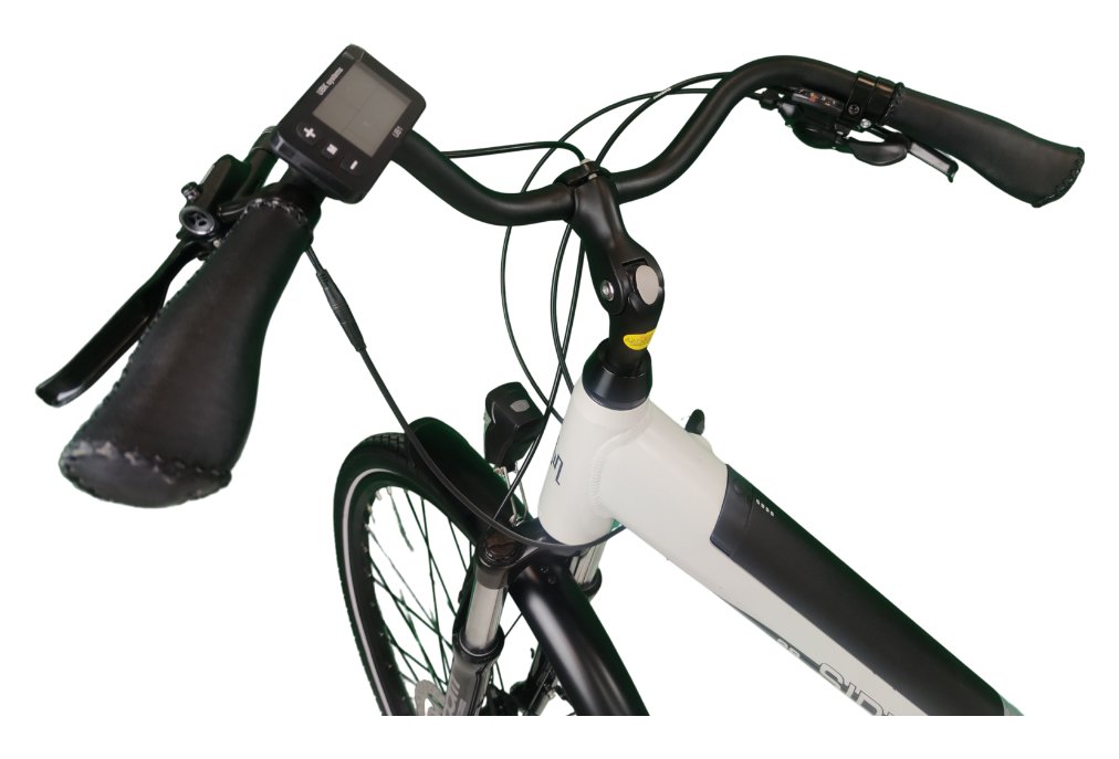 Vélo ville électrique URBANBIKER SIDNEY 28'' Blanc - Battery 504Wh Moteur 250W – Image 2