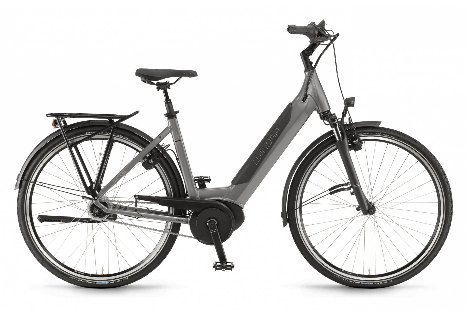 Winora Sinus iN8f Monotube 500 Wh 28'' Shimano Nexus 8V Gris 2021