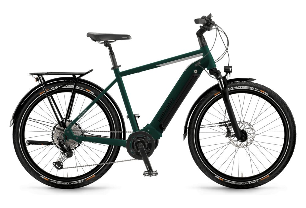 Winora Yucatan 10 Gent 27,5'' 630Wh Shimano Deore 10V Vert Emeraude 2022