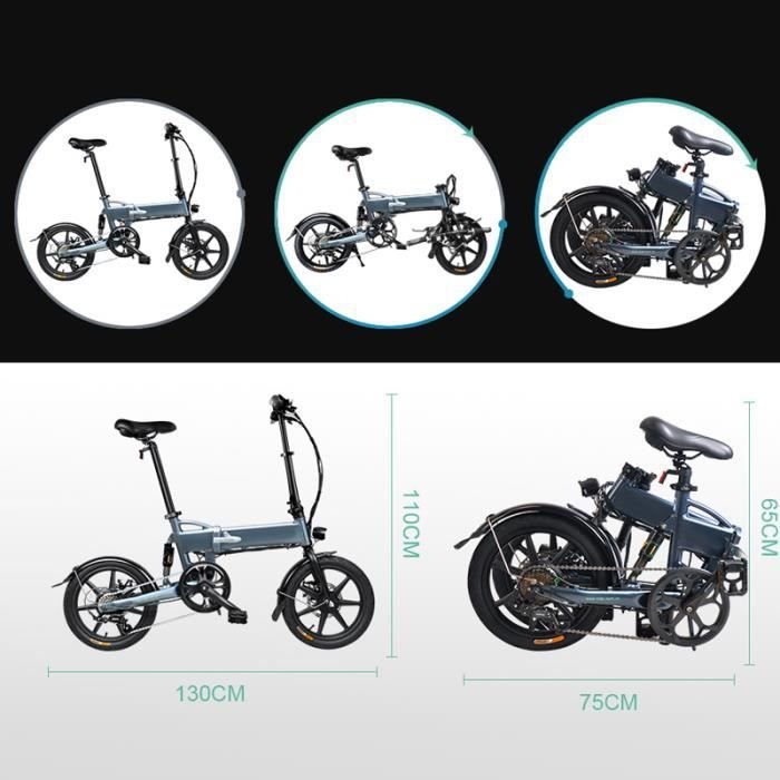 Vélo électrique pliant ROKOO en alliage d'aluminium – Image 5