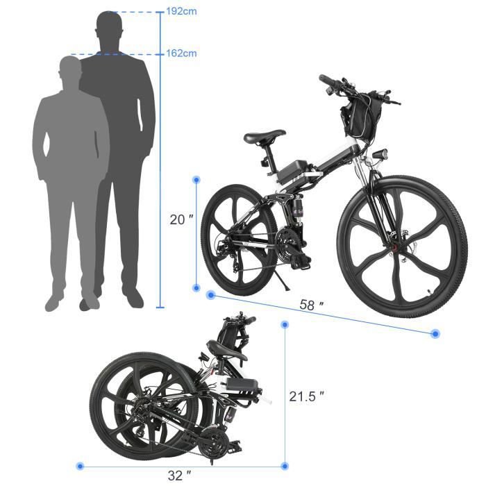 ANCHEER Vélo électrique Pliant 26 – Image 4