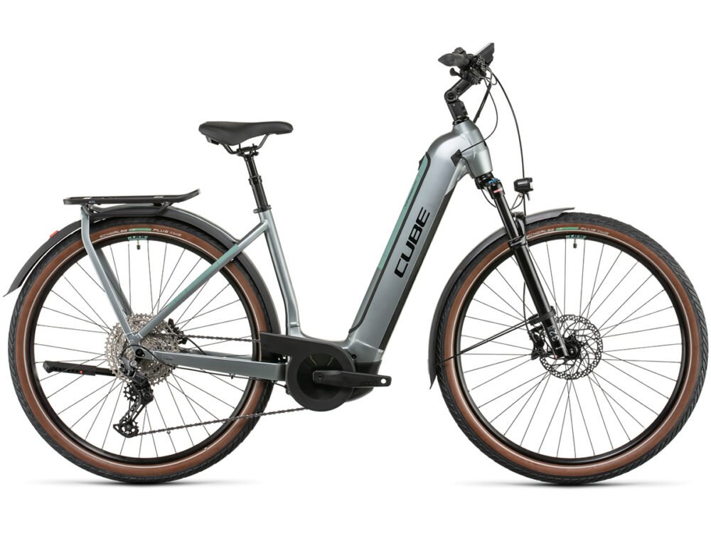 CUBE Kathmandu Hybrid EXC 750 silvergreen'n'black Easy Entry 2022