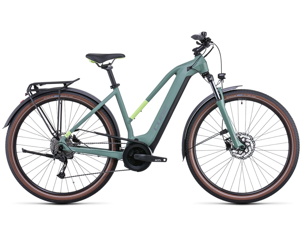 CUBE Touring Hybrid ONE 500 green´n´sharpgreen Trapèze 2022