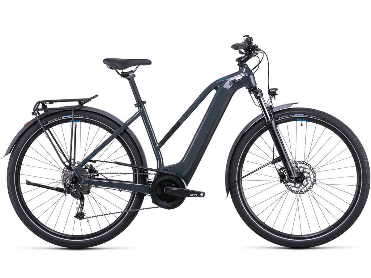 CUBE Touring Hybrid ONE 400 grey´n´blue Trapèze 2022