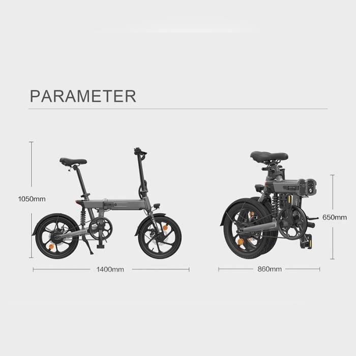 HIMO Z16 Vélo Assistance Electrique Ebike pliant – Image 4