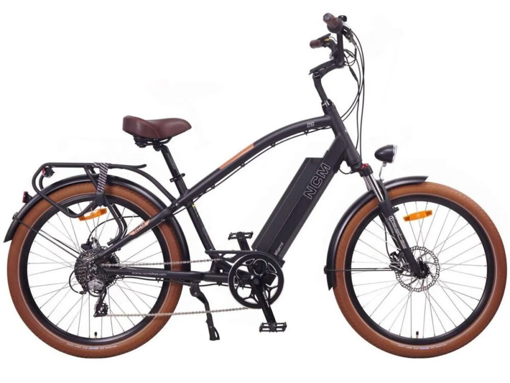 NCM Miami E-Cruiser 26 pouces 768Wh noir 2022