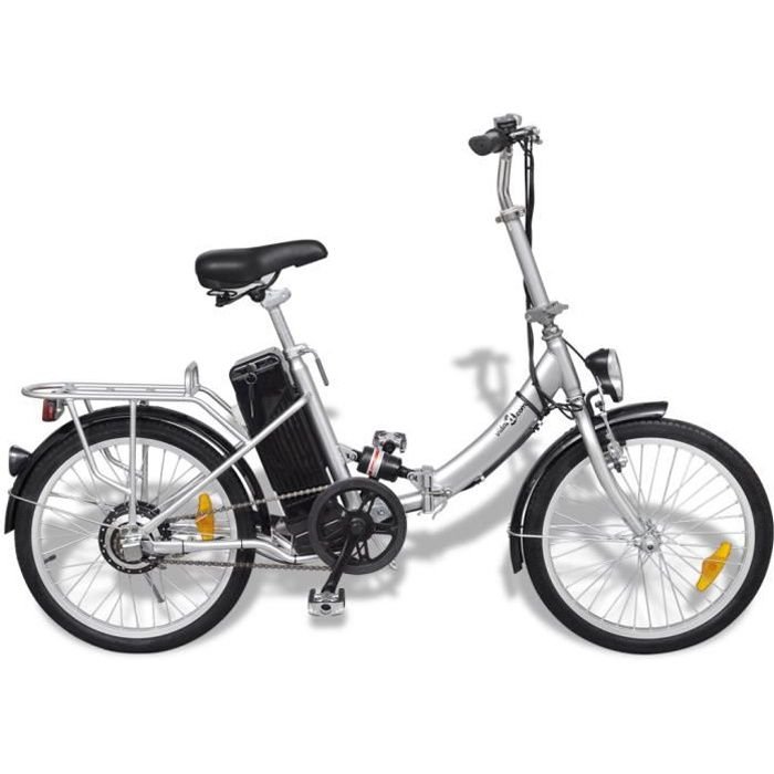 vidaXL Vélo électrique pliable