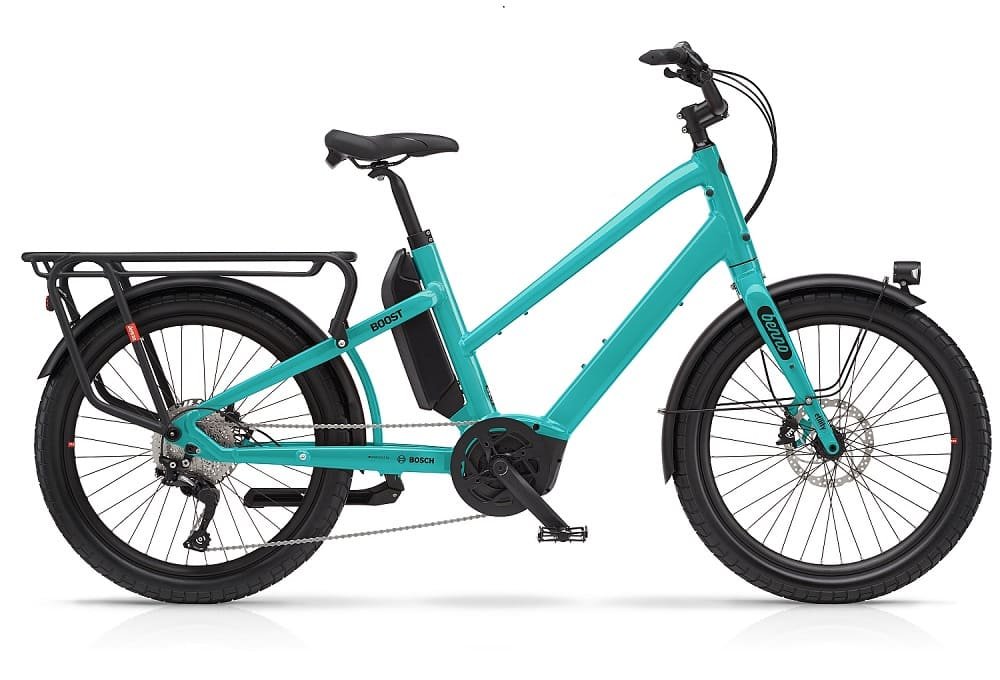 Benno Bikes Vélo Cargo Électrique Femme 24" - BOOST E 10D Performance - 2023 - Aqua Green