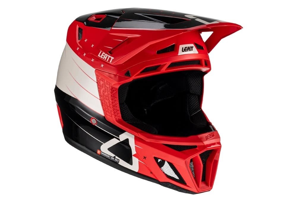 Casque Intégral VTT Leatt Gravity 8.0 Noir/Blanc/Rouge