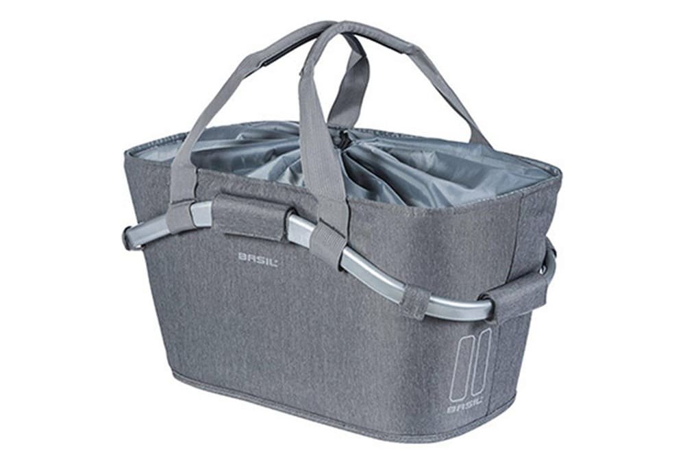 BASIL Panier À Vélo 2Day Carry All Mik 22 Litres 50 X 28 X 26 Cm - Gris