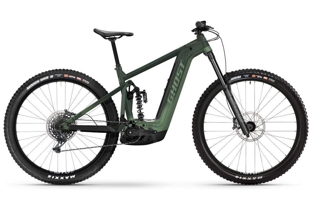 Ghost E-RIOT EN Universal 2023 dark green / metallic green