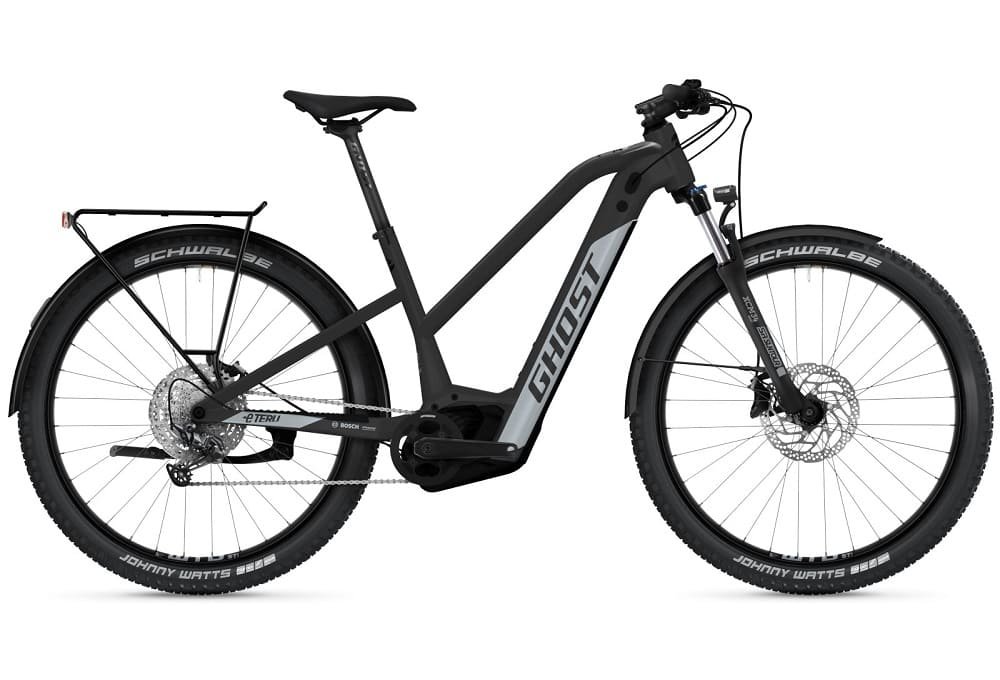 Ghost E-Teru B Advanced EQ Mid 27.5" Women E-Bike 2022 titanium grey / light blue grey