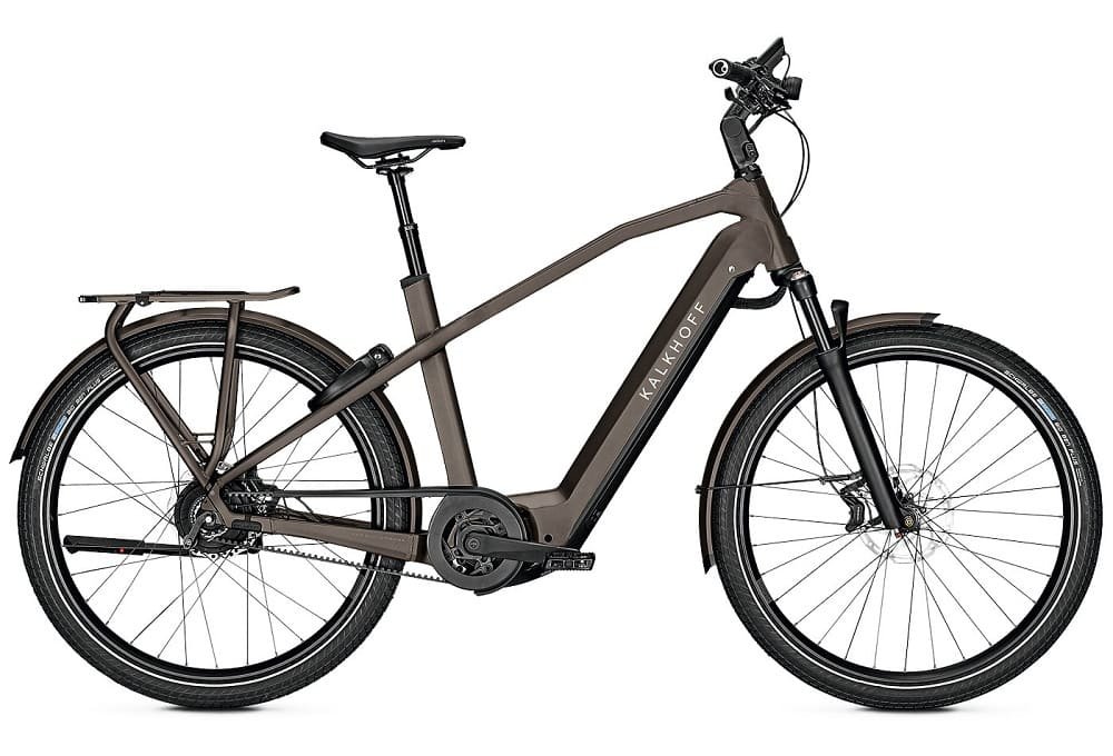 Kalkhoff IMAGE 7.B EXCITE+ Vélo Électrique l'Entraînement par Courroie 2023 crystalgrey matt
