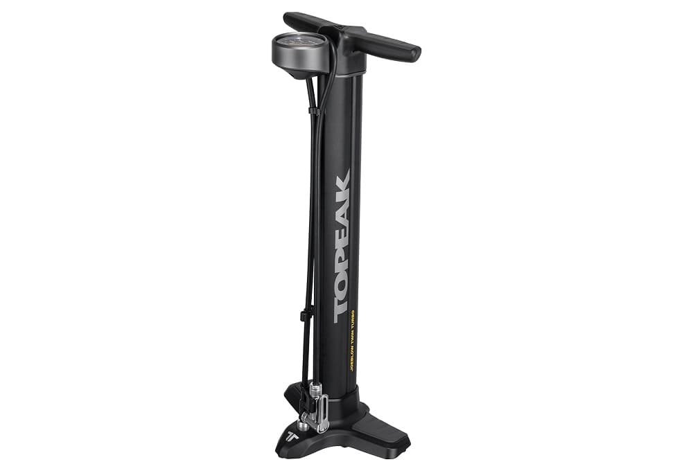 Pompe à Pied Topeak Joe Blow Twin Turbo (Max 200 psi / 14 bar) Noir