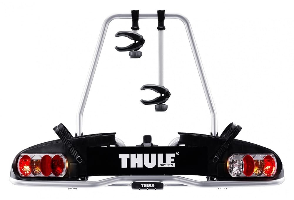 Porte-Vélos sur Boule d'Attelage Thule EuroPower 915 Prise 13 Broches - 2 Vélos (Compatible E-Bikes)