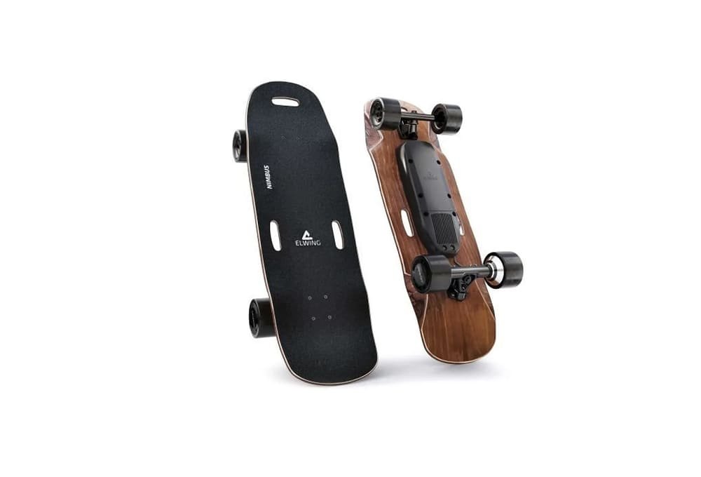 SKATEBOARD ELECTRIQUE ELWING - Nimbus/Moteur Double/Batterie Longue Distance