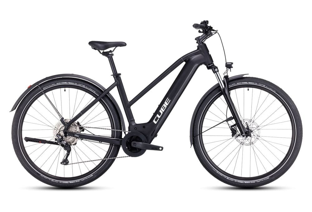 VTC Électrique Cube Nuride Hybrid Pro 625 Allroad Trapeze Shimano Deore 10V 625 Wh 29" Noir 2023