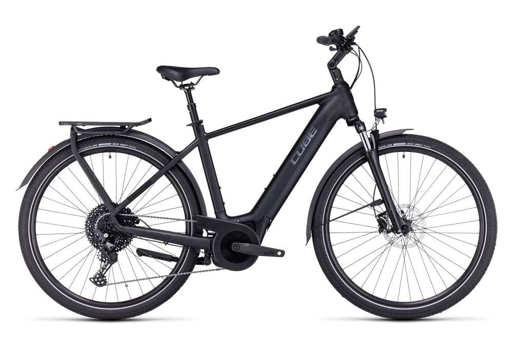 VTC Électrique Cube Touring Hybrid Pro 500 Shimano Deore 11V 500 Wh 700 mm Noir 2023