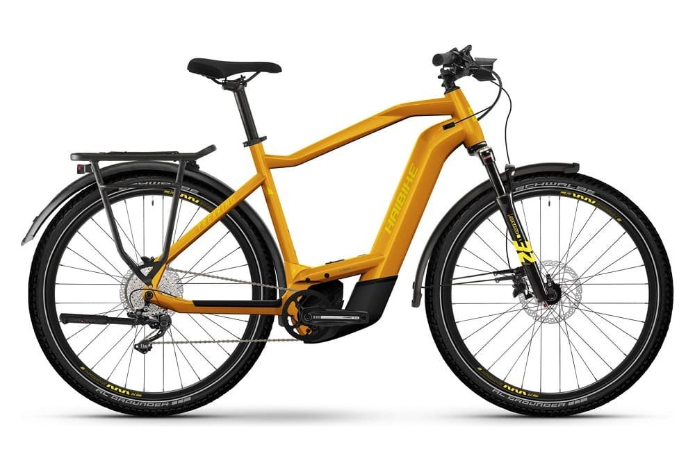 VTC Électrique Haibike Trekking 8 High Shimano Deore 10V 27.5" 750Wh Orange Lave 2023