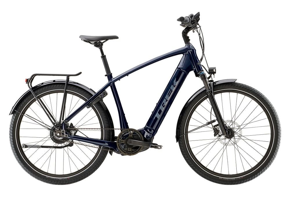 VTC Électrique Trek Allant+ 9 Enviolo Trekking 625 Wh 27.5" Bleu Foncé 2023