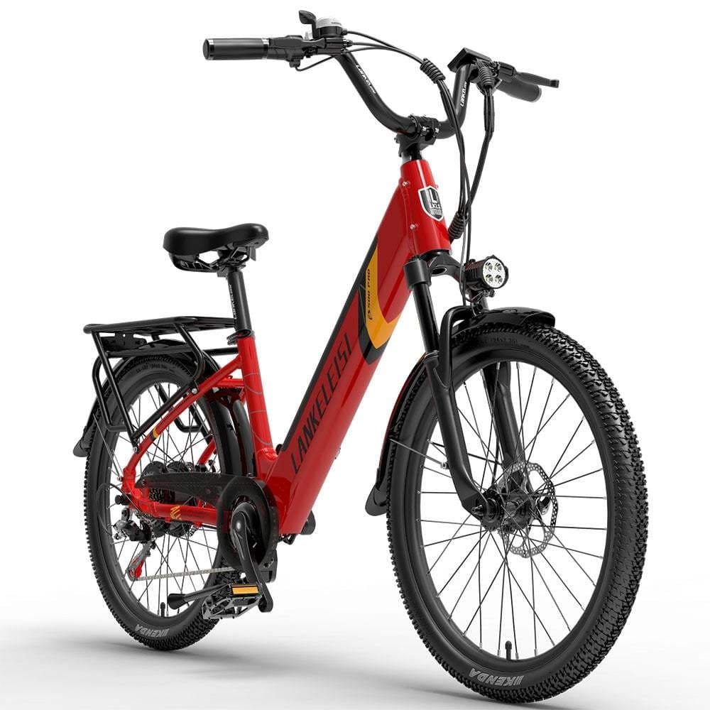 VTC électrique Lankeleisi ES500 Pro 500W 24" 14.5Ah Batterie Rouge – Image 5