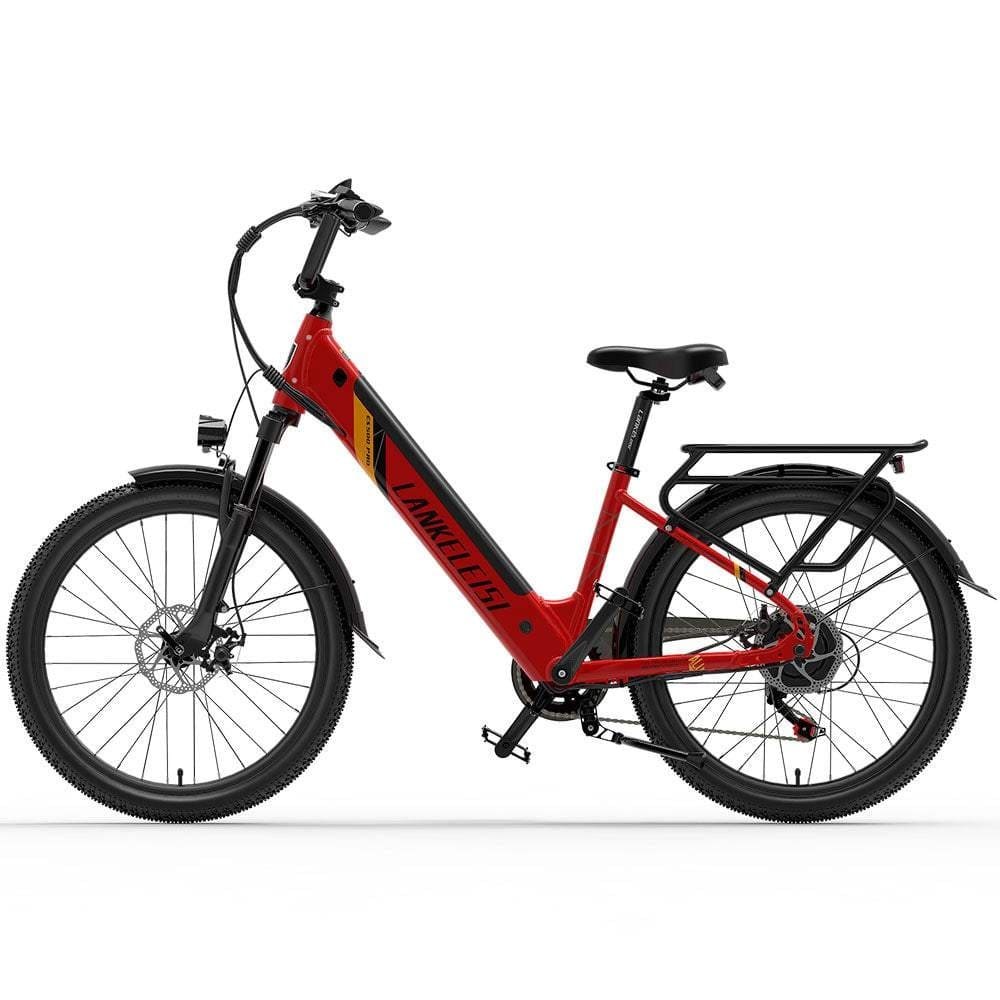VTC électrique Lankeleisi ES500 Pro 500W 24" 14.5Ah Batterie Rouge – Image 4