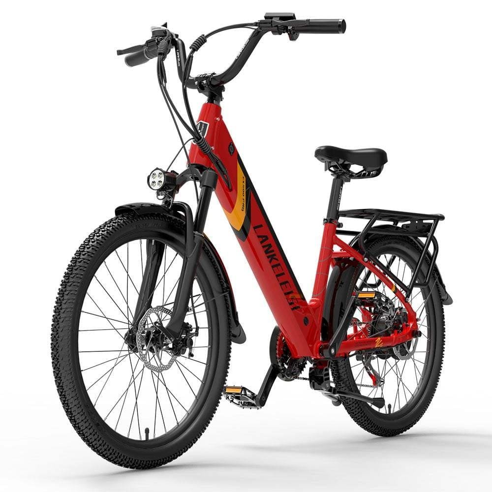 VTC électrique Lankeleisi ES500 Pro 500W 24" 14.5Ah Batterie Rouge – Image 3