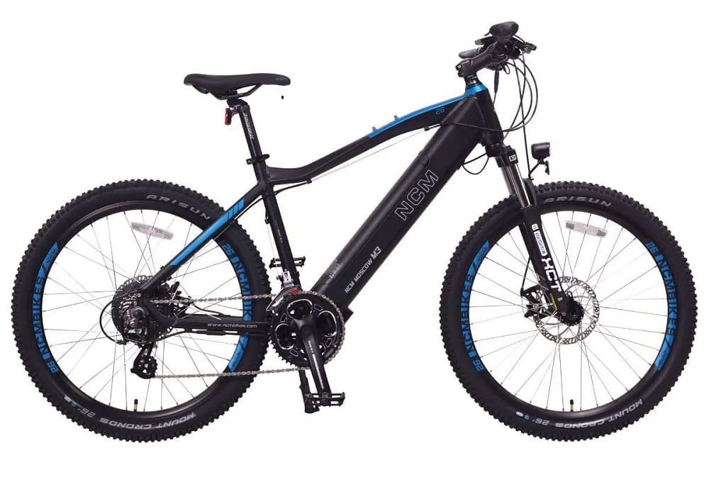 VTT Electrique NCM Moscow M3 250W Batterie 48V 12Ah 576Wh noir