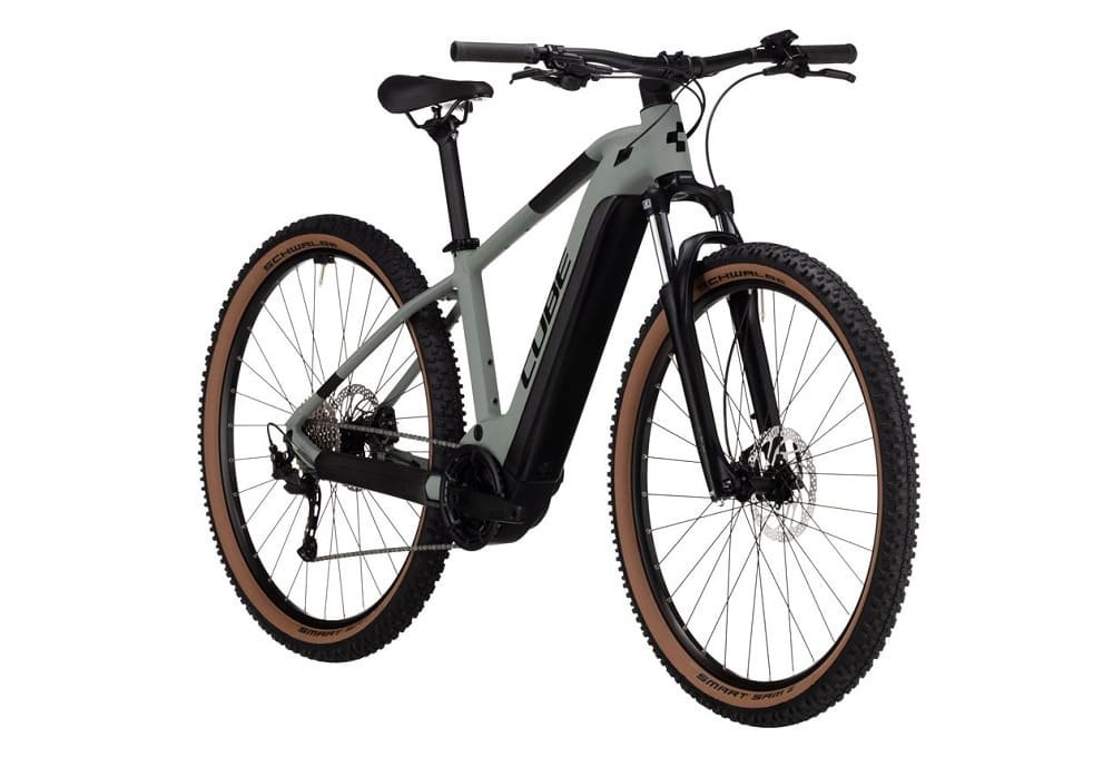 VTT Électrique Semi-Rigide Cube Reaction Hybrid Performance 500 Shimano Alivio 9V 500 Wh 29" Marron2023 – Image 7