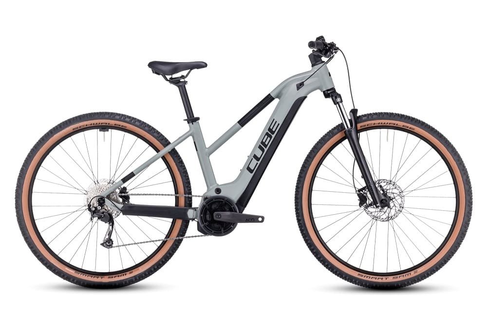 VTT Électrique Semi-Rigide Cube Reaction Hybrid Performance 625 Trapeze Shimano Alivio 9V 625 Wh 29" Gris Vert 2023