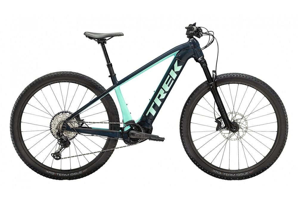 VTT Électrique Semi-Rigide Trek Powerfly 7 Shimano SLX XT 12V 625 Wh 29" Bleu Navy / Vert Miami 2023