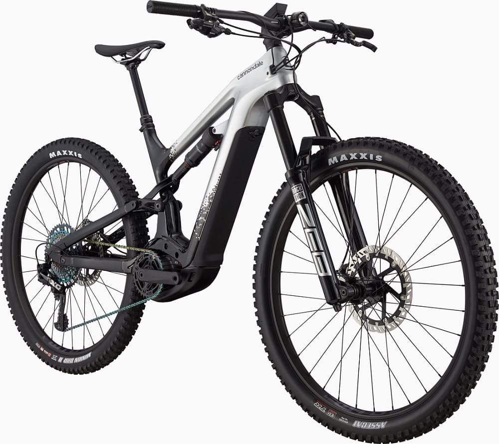 VTT Électrique Tout-Suspendu Cannondale Moterra Neo Carbon 1 Argent – Image 3
