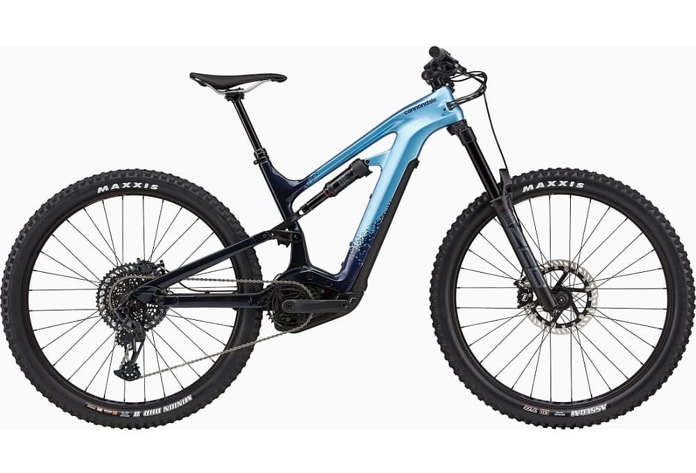 VTT Électrique Tout-Suspendu Cannondale Moterra Neo Carbon 2 Bleu