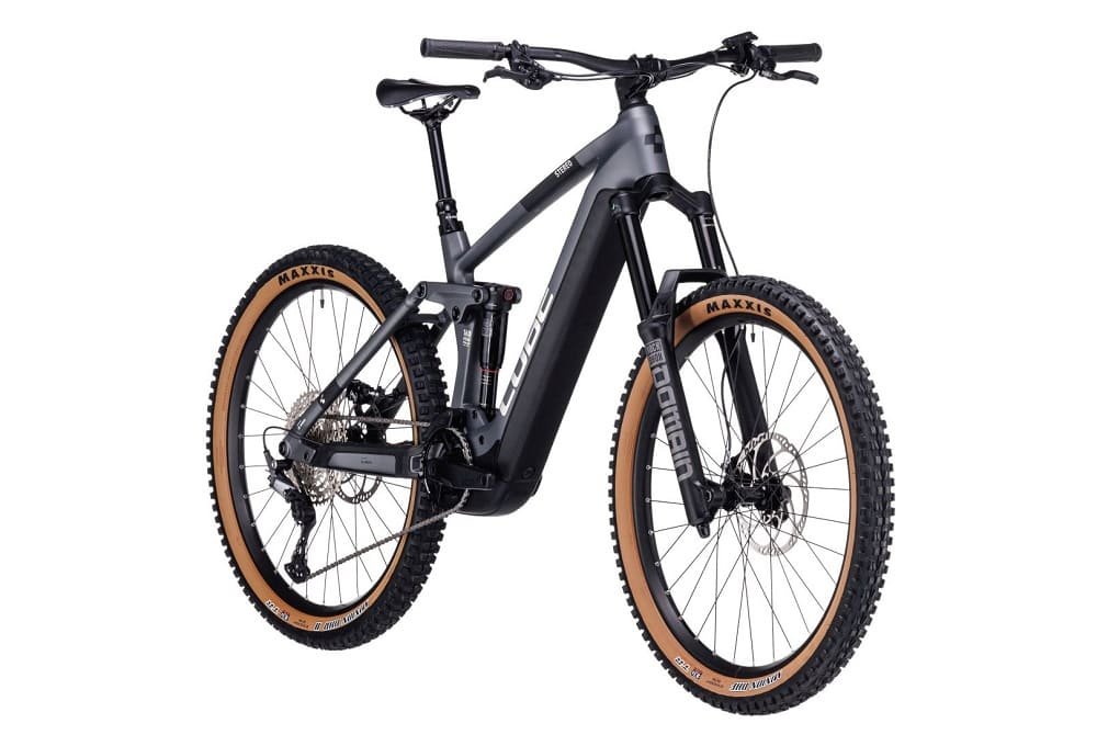 VTT Électrique Tout-Suspendu Cube Stereo Hybrid 160 HPC Race 625 27.5 Vert Olive 2023 – Image 5