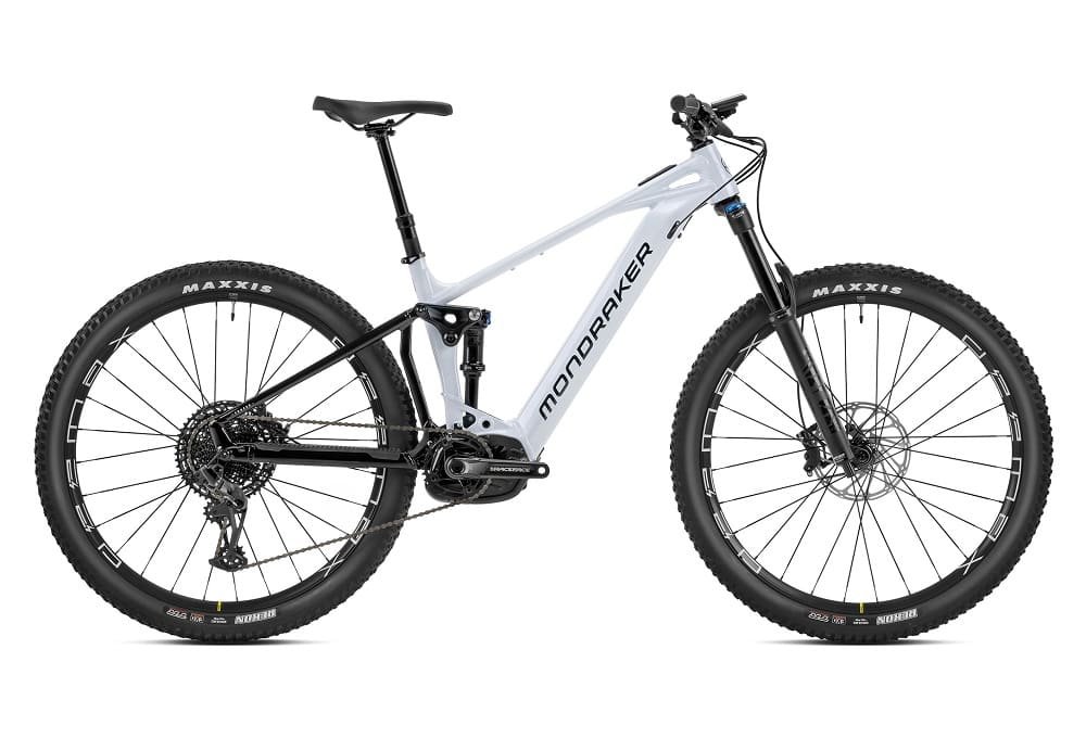 VTT Électrique Tout-Suspendu Mondraker Chaser R Sram GX/SX Eagle 12V 750 Wh 29" Blanc 2023