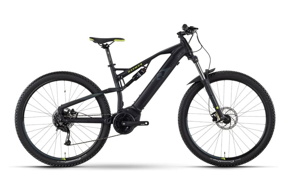 VTT Electrique Tout-Suspendu R Raymon FullRay 130E 4.0 Tektro M350 9V 500 Wh 29" Noir 2023