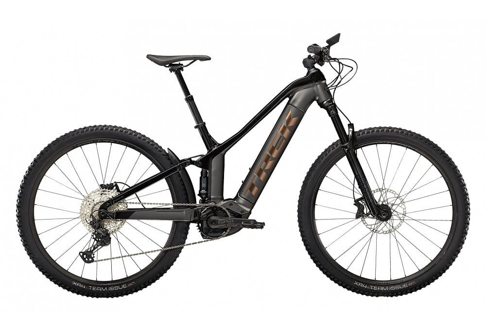 VTT Électrique Tout-Suspendu Trek Powerfly FS 7 Shimano SLX / XT 12V 625 Wh 27.5" Gris Mat / Noir 2e Gén
