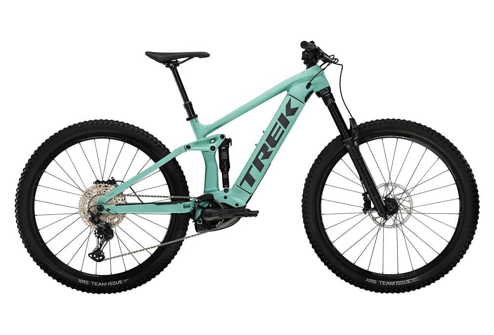 VTT Électrique Tout-Suspendu Trek Rail 7 Shimano SLX / XT 12V 625 Wh 29" Vert Sauge Matt 2023