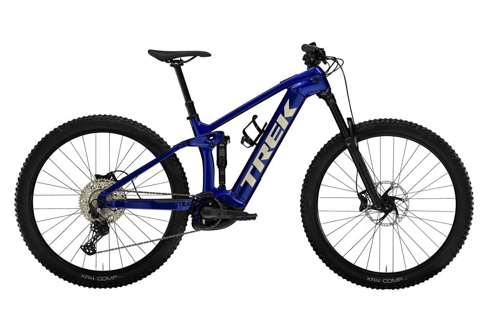 VTT Électrique Tout-Suspendu Trek Rail 9.5 Shimano Deore 12V 750 Wh 29" Bleu Gén 4