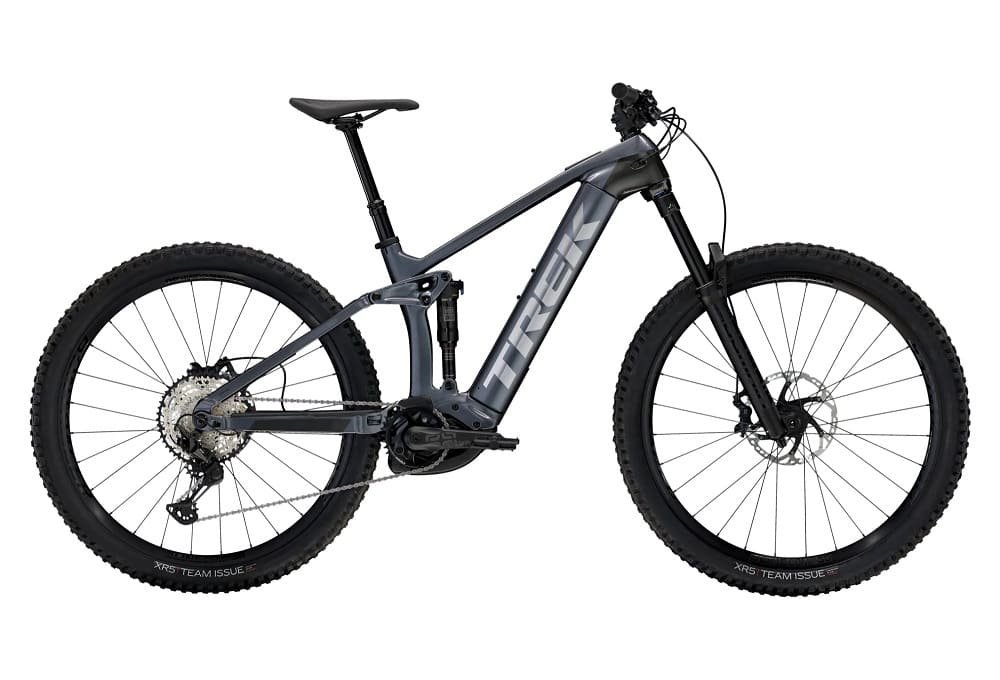 VTT Électrique Tout-Suspendu Trek Rail 9.7 Shimano SLX / XT 12V 625 Wh 29" Gris Gén 4