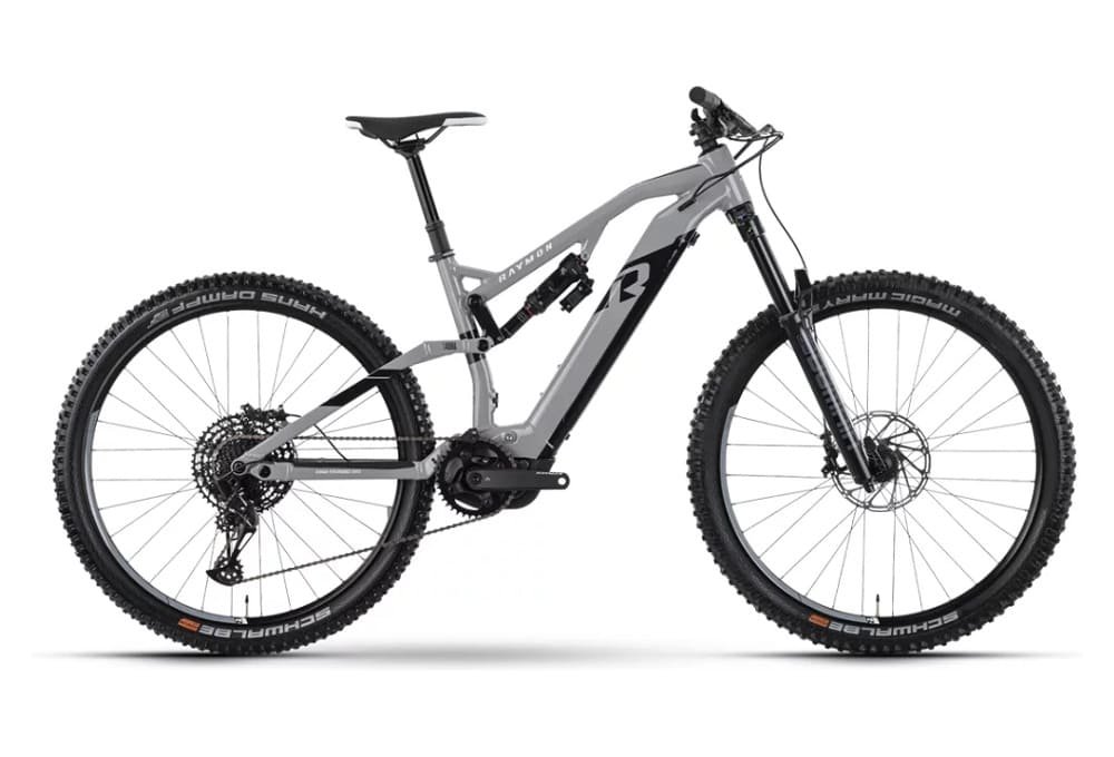 VTT Electrique Tout Suspendus R Raymon TrailRay 140E 10.0 Sram SX Eagle 12V 720 Wh 29" Gris 2023