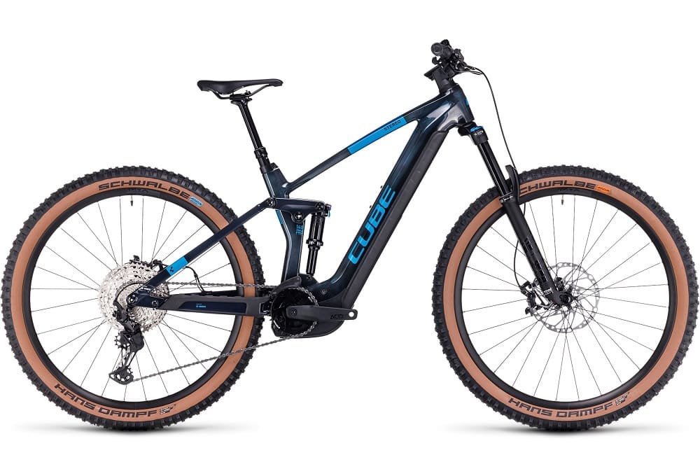 VTT électrique Cube stereo hybrid 140 hpc slx 750 liquidblue´n´blue