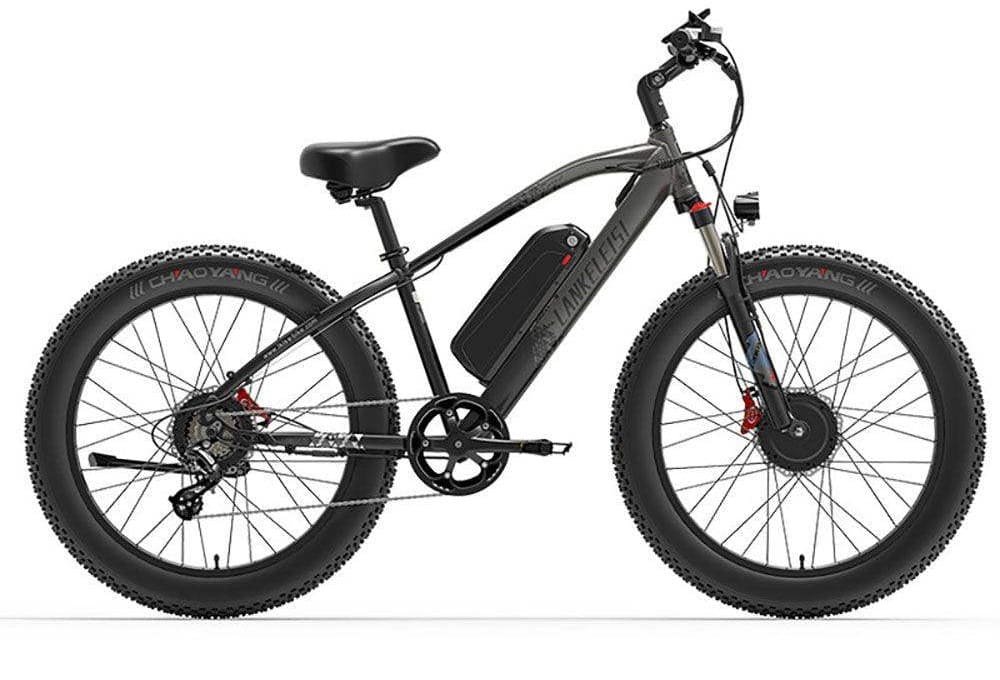 VTT électrique Lankeleisi MG740 PLUS 1000Wx2 26" Fat Bike Dual Motor