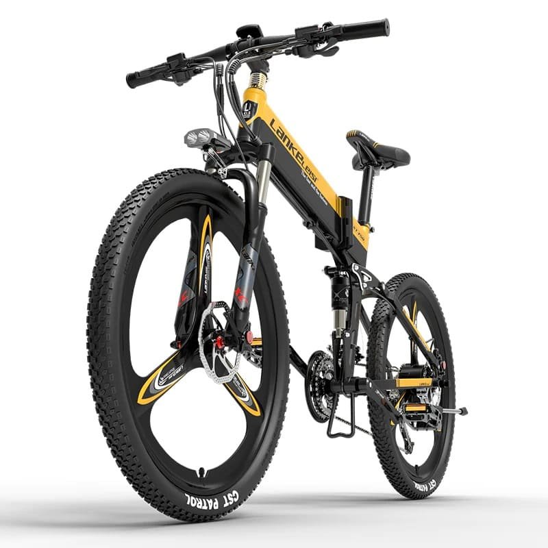 VTT électrique Lankeleisi XT750 Sports Version 500W 26" Pliable 14.5Ah blanc – Image 3